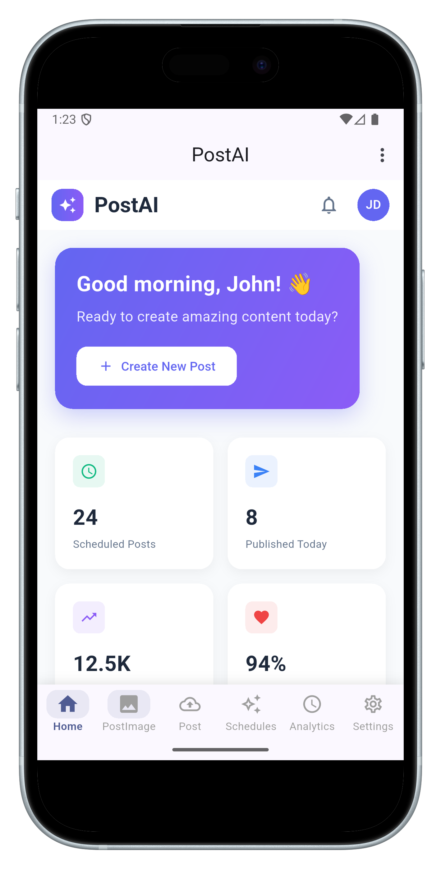 PostAI - Facebook Content Management SaaS